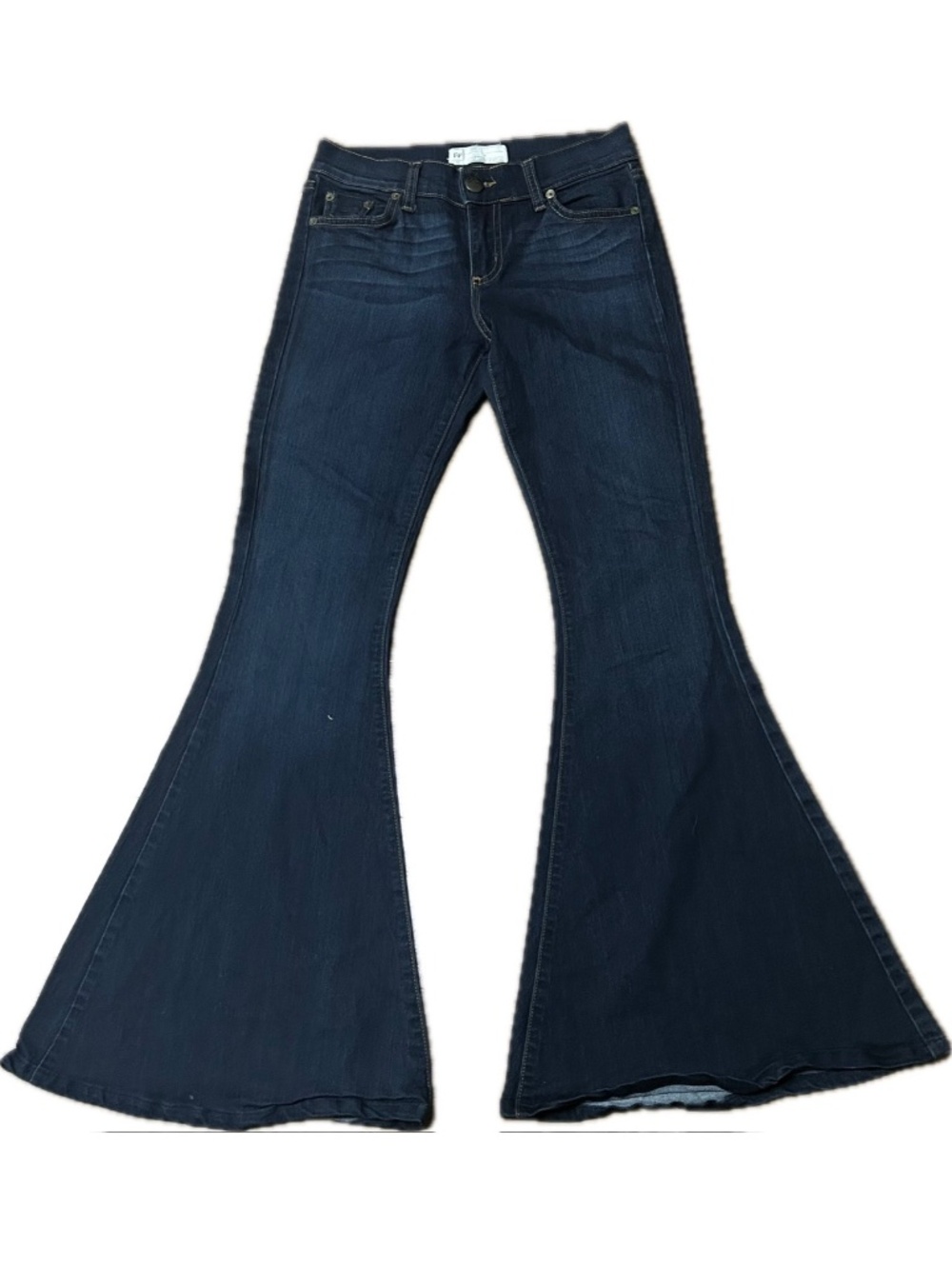 Free People Flare Dark Wash Jeans Size 26